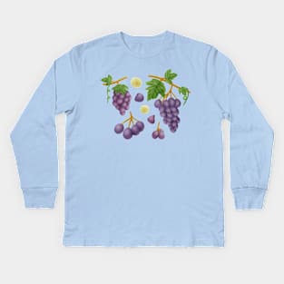 Grapes Kids Long Sleeve T-Shirt